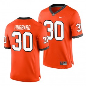 Oklahoma State Cowboys Chuba Hubbard Orange College Football Men's Game Jersey