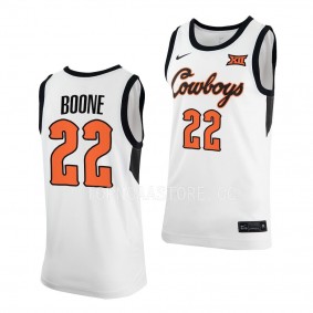 Kalib Boone #22 Oklahoma State Cowboys Classic Basketball Replica Jersey 2022-23 White