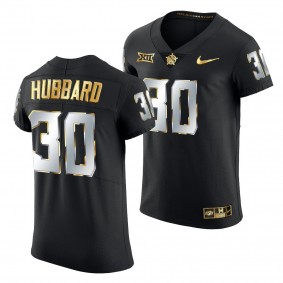 Chuba Hubbard #30 Oklahoma State Cowboys Black Golden Edition Jersey Alumni Elite