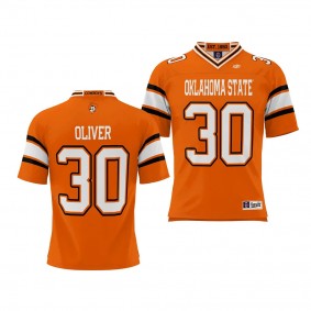 Collin Oliver Oklahoma State Cowboys Orange NIL Player Football Youth Jersey