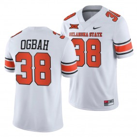 Oklahoma State Cowboys Emmanuel Ogbah 38 Jersey White College Football Alumni Player Uniform