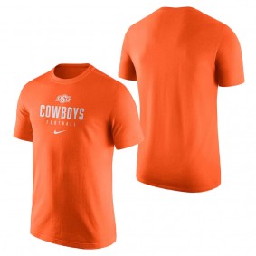 Oklahoma State Cowboys Team Issue Performance T-Shirt Orange