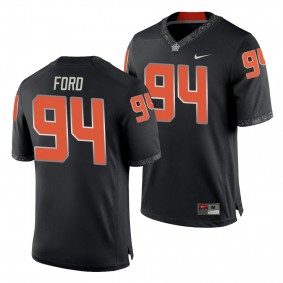 Oklahoma State Cowboys Trace Ford Black College Football Men's Game Jersey
